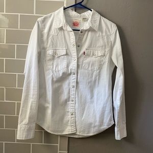 New Levi’s shirt S straight fit white